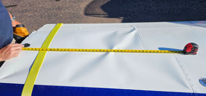 Photograph 4 - Image of outboard right wing viewed from above, from the NTSB investigation of Amateur-built F1 accident near Payson, Arizona, April 14, 2024