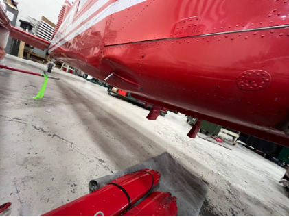 Photograph 3 – View of fuselage damage, from the NTSB investigation of Amateur-built DHC2 accident near Anchorage, Alaska, August 2, 2024