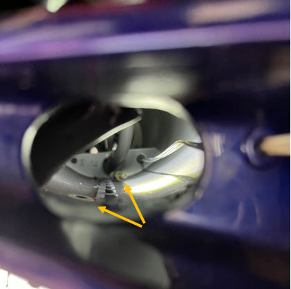 Photograph 3 – Bolt and washer from flex plate assembly in tail boom, from the NTSB investigation of Robinson R44 accident near Honolulu, Hawaii, August 19, 2024