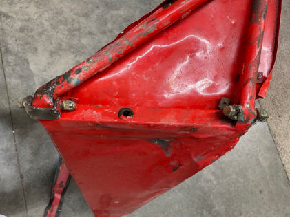 Photograph 3 – View of separated left main landing gear., from the NTSB investigation of Piper PA-22-150 accident near Sagwon, Alaska, August 25, 2024