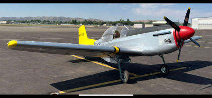 Photograph 1 – Accident airplane before accident., from the NTSB investigation of Amateur-built LOEHLE 5151 MUSTANG accident near Vernal, Utah, October 2, 2024