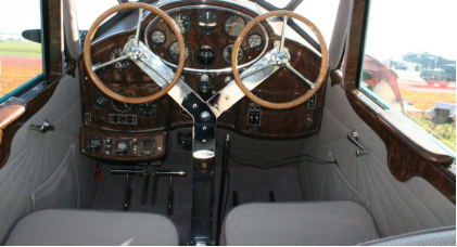 Photograph 2 –Airplane Cockpit Before Accident, from the NTSB investigation of Waco YKC accident near Selden, Kansas, June 30, 2024
