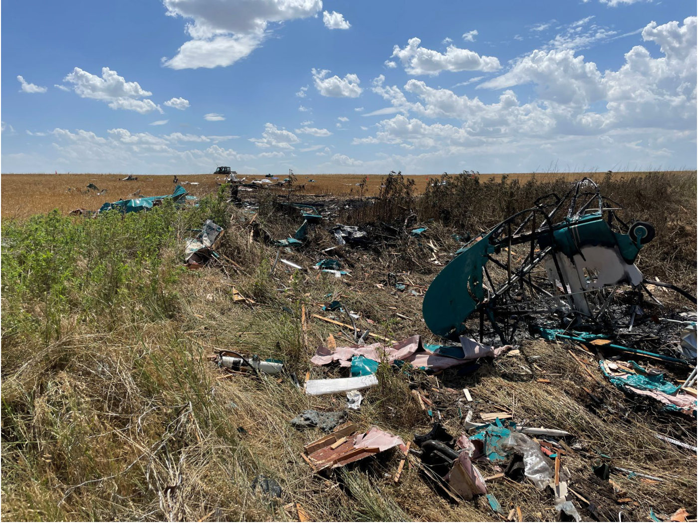 Photograph <built-in method index of str object at 0x7fdee1e3a380>, from the NTSB investigation of Waco YKC accident near Selden, Kansas, June 30, 2024