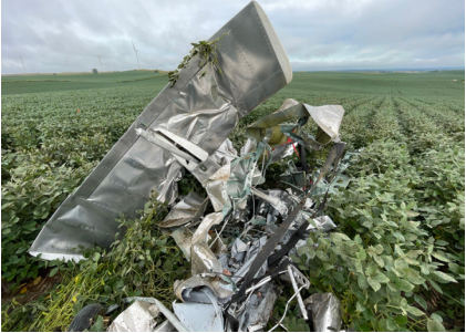 Photograph 2 – Fuselage and Empennage, from the NTSB investigation of Rans S19 accident near Crofton, Nebraska, August 26, 2024
