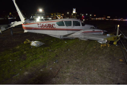 Photograph 1 – Airplane wreckage, from the NTSB investigation of Piper PA-23-250 accident near Forney, Texas, December 18, 2023