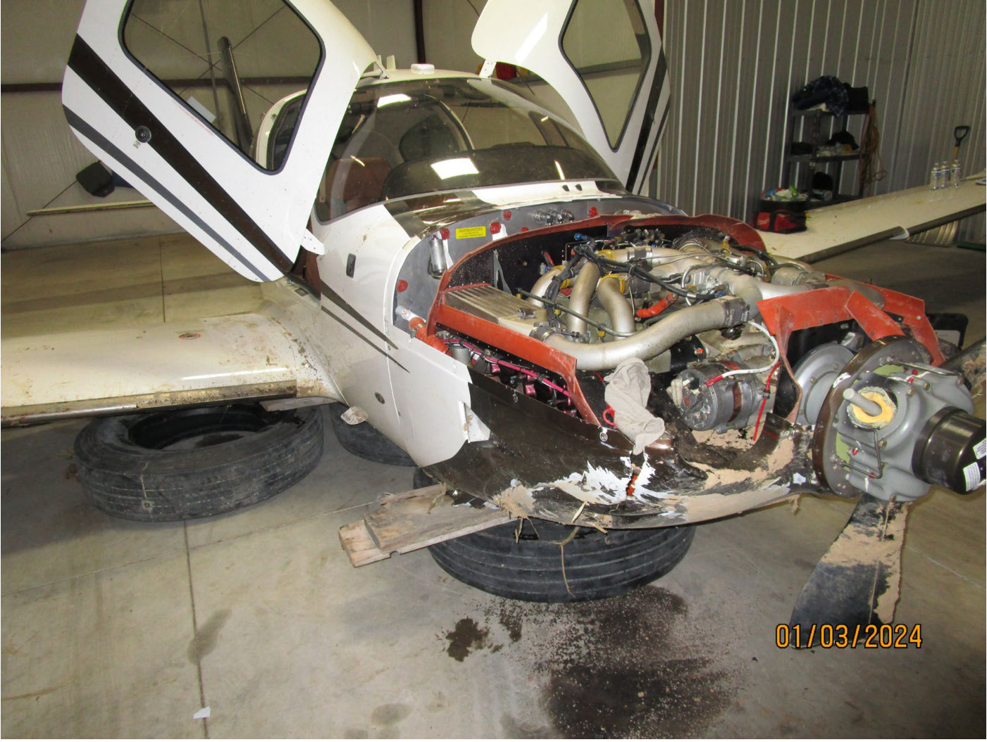 Photograph <built-in method index of str object at 0x7fdee1e71ac0>, from the NTSB investigation of Cirrus Design CORP SR22T accident near Davenport, Iowa, December 31, 2023