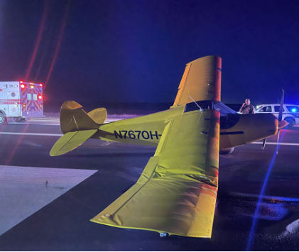 Photograph 1 – Right Wing, from the NTSB investigation of Piper PA-12 accident near Lampasas, Texas, January 10, 2024