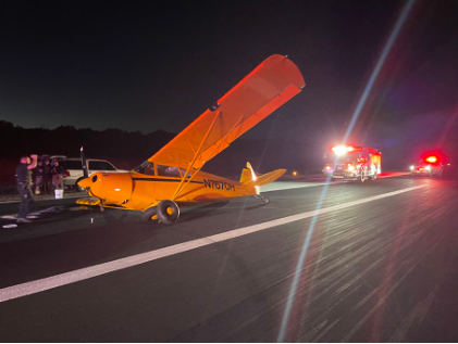Photograph 2 – Left Side of Airplane, from the NTSB investigation of Piper PA-12 accident near Lampasas, Texas, January 10, 2024