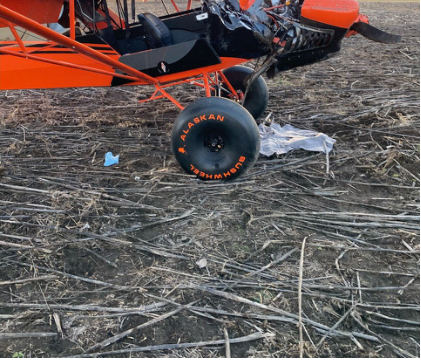 Photograph 3 – Airplane Wreckage Right Side, from the NTSB investigation of Cub Crafters CCX-2000 accident near Laotto, Indiana, February 19, 2024