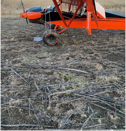 Photograph 4 – Airplane Wreckage Left Side, from the NTSB investigation of Cub Crafters CCX-2000 accident near Laotto, Indiana, February 19, 2024