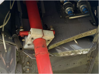 Photog rap h 3 – Damag e (Courte sy of the p ilot), from the NTSB investigation of Amateur-built CH 750 CRUISER accident near East Troy, Wisconsin, June 19, 2024