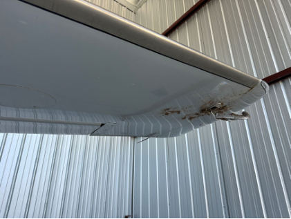 Photograph 4 – Left wingtip damage, from the NTSB investigation of Cirrus Design CORP SR22T accident near Boerne, Texas, June 23, 2024