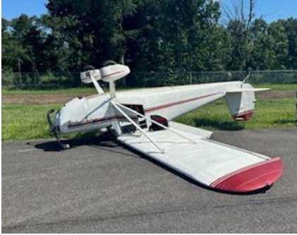 PG 2 Photograph 1 – Accident airplane, from the NTSB investigation of Cessna 140 accident near Schriever, Louisiana, June 22, 2024