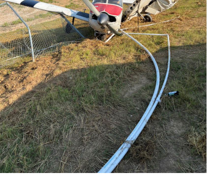 Photograph 1 – Accident Site, from the NTSB investigation of Piper PA-28-180 accident near Cut And Shoot, Texas, August 21, 2024
