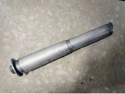 Photograph 4 – Fractured Left Axle, from the NTSB investigation of Amateur-built VM1 accident near Oshkosh, Wisconsin, August 27, 2024