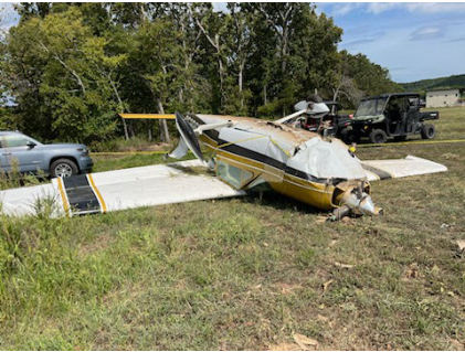 Photograph 2 – Accident Airplane, from the NTSB investigation of Cessna 177B accident near Shell Knob, Missouri, September 1, 2024