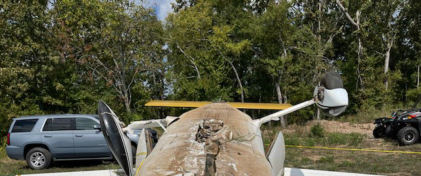 Photograph 3 – Accident airplane, from the NTSB investigation of Cessna 177B accident near Shell Knob, Missouri, September 1, 2024
