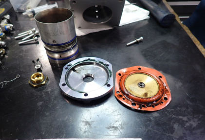 Photograph 2 – Venturi and Air Diaphragm, from the NTSB investigation of Cessna 172 accident near Englewood, Colorado, September 11, 2024