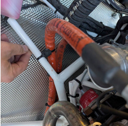 Photograph 2 – Engine mount, from the NTSB investigation of Pipistrel Italia S R L VIRUS SW accident near Boulder, Colorado, September 19, 2024
