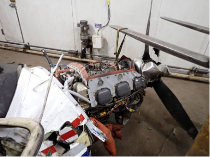 Photograph 4 – Engine, Right Side, from the NTSB investigation of Cessna 182T accident near Drake, Colorado, November 23, 2024