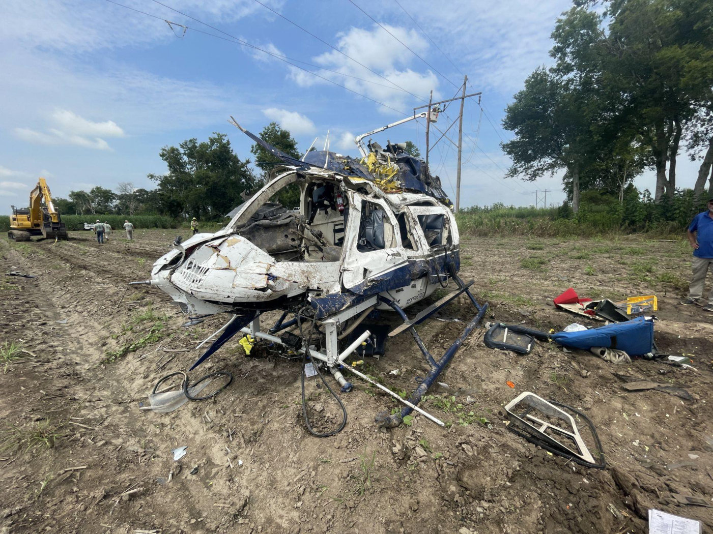 Photograph <built-in method index of str object at 0x7fdee1e56420>, from the NTSB investigation of Bell Helicopter Textron 206L-1 accident near Thibodaux, Louisiana, July 23, 2025