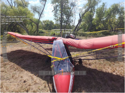 PG 2 Photograph 1 – Accident Airplane, from the NTSB investigation of Quicksilver GT 400 accident near Garden Ridge, Texas, October 8, 2024