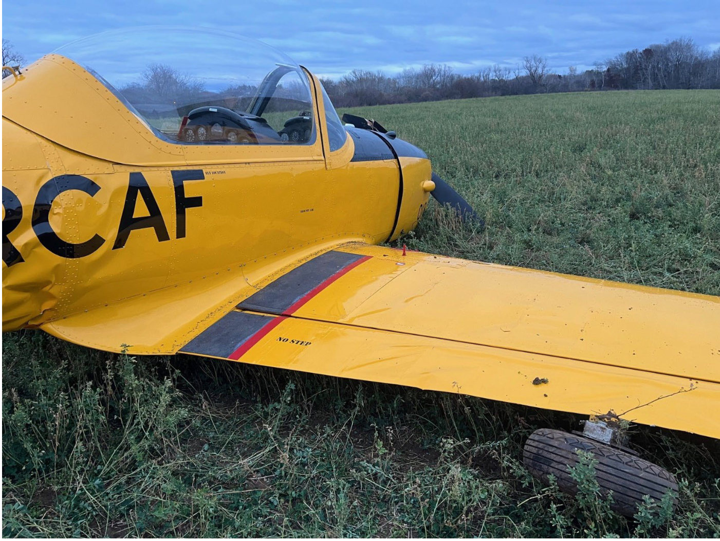 Photograph <built-in method index of str object at 0x7fdee1e38350>, from the NTSB investigation of Amateur-built DHC-1 accident near East Troy, Wisconsin, November 6, 2024