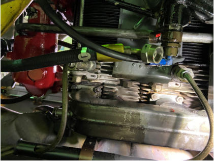 Photograph 4 – Number 2 Cylinder Assembly, from the NTSB investigation of Amateur-built DHC-1 accident near East Troy, Wisconsin, November 6, 2024