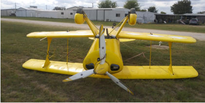 Photograph 1 – Accident Airplane Overview, from the NTSB investigation of Pitts S1E accident near Seguin, Texas, November 17, 2024