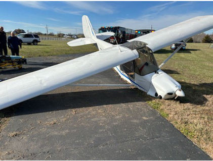 Photograph 1 – Front right view of airplane, from the NTSB investigation of Capella Aircraft CORP FW1C50 accident near Ozark, Missouri, December 15, 2024