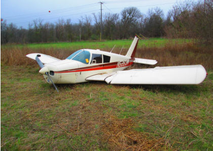PG 2 Photograph 1 – Accident Airplane, from the NTSB investigation of Piper PA-28 accident near New Braunfels, Texas, December 28, 2024