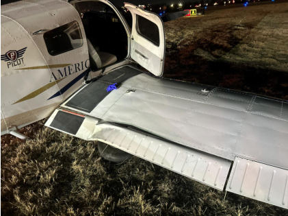Photograph 1 – Accident Airplane, from the NTSB investigation of Piper Aircraft INC PA-28-181 accident near Addison, Texas, January 15, 2025