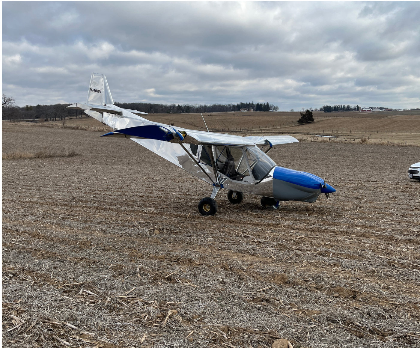 Photograph <built-in method index of str object at 0x7fdee1e1b190>, from the NTSB investigation of Amateur-built STOL CH750 accident near Byron, Illinois, January 15, 2025