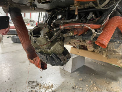 Photograph 5 - Carburetor, from the NTSB investigation of Piper PA-24-250 accident near Bentonville, Arkansas, January 16, 2025