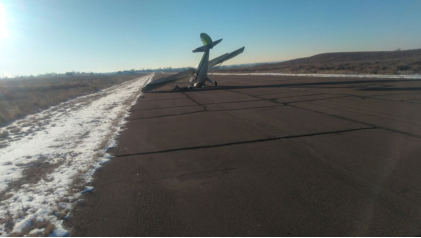 PG 2 Photograph 1 – Accident Airplane, from the NTSB investigation of Luscombe 8E accident near Brush, Colorado, January 27, 2025