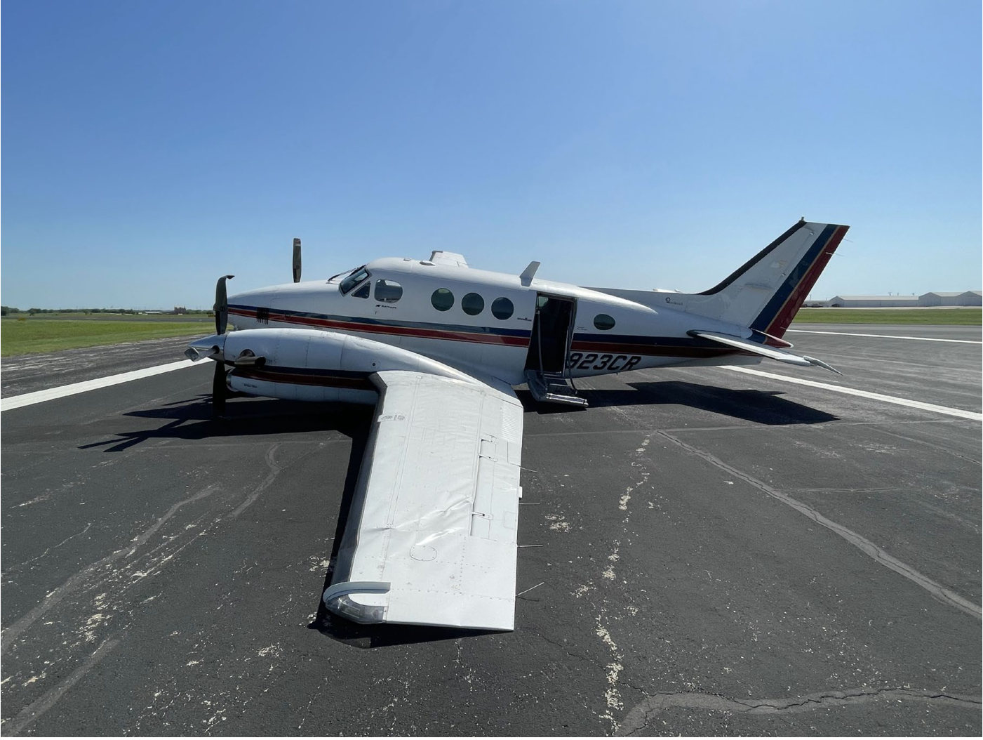 Photograph <built-in method index of str object at 0x7fdee1eb98e0>, from the NTSB investigation of Beech C90 accident near Temple, Texas, April 10, 2025