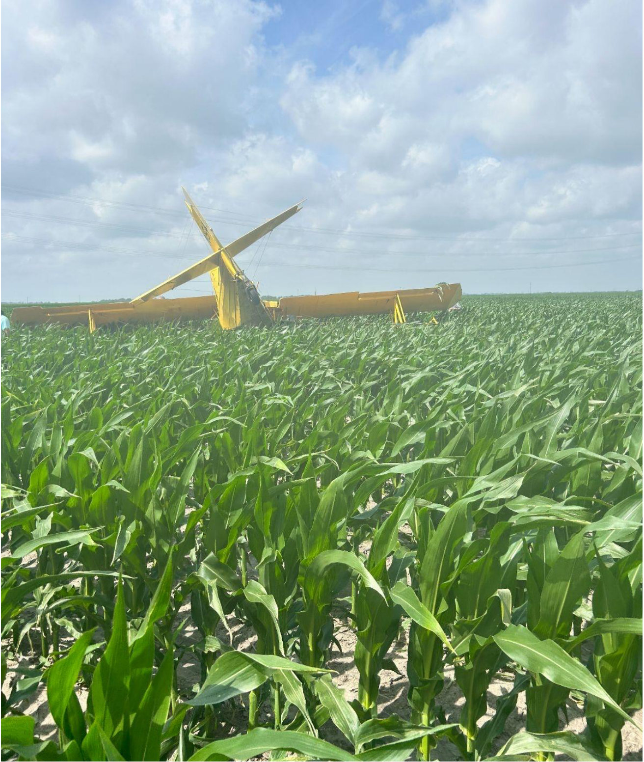 Photograph <built-in method index of str object at 0x7fdee1e56dd0>, from the NTSB investigation of Grumman G164 accident near Louise, Texas, April 18, 2025