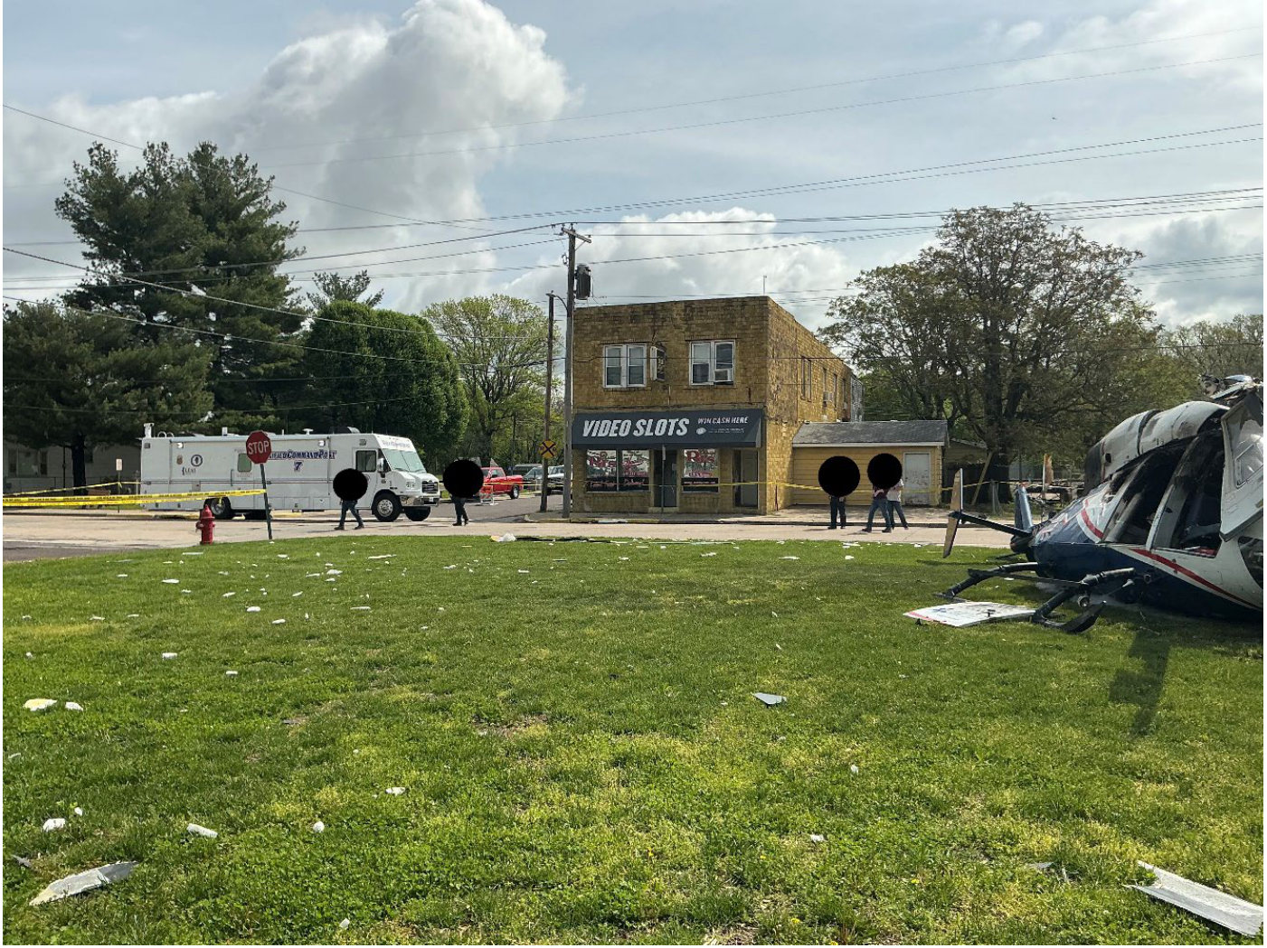 Photograph <built-in method index of str object at 0x7fdee1e01b90>, from the NTSB investigation of Messerschmitt-Bolkow-Blohm BK 117 accident near Hartford, Illinois, April 25, 2025