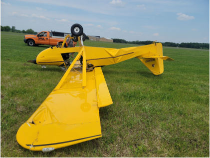 Photograph 2 – N755SD right side, from the NTSB investigation of Amateur-built KITFOX CLASSIC IV accident near Waupaca, Wisconsin, June 5, 2025