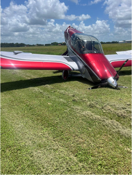 Photograph 3 - Accident airplane, from the NTSB investigation of Vans Aircraft Company RV-14 accident near Sealy, Texas, June 17, 2025
