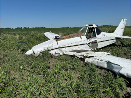 Photograph 1 – Accident Airplane, from the NTSB investigation of Piper PA-36-375 accident near Huron, South Dakota, June 19, 2025