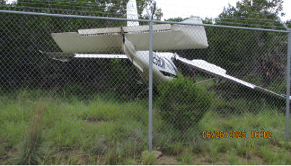 Photograph 2 – Rear view of airplane, from the NTSB investigation of Tecnam P2010 accident near Temple, Texas, June 26, 2025