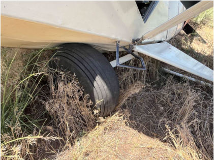Photograph 2 – Fuselage Damage, from the NTSB investigation of Piper PA12 accident near Brush, Colorado, July 2, 2025