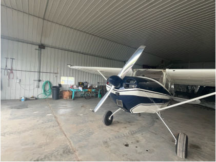 Photograph 1 – Accident Airplane Overview, from the NTSB investigation of Cessna 170B accident near Faith, South Dakota, July 20, 2025