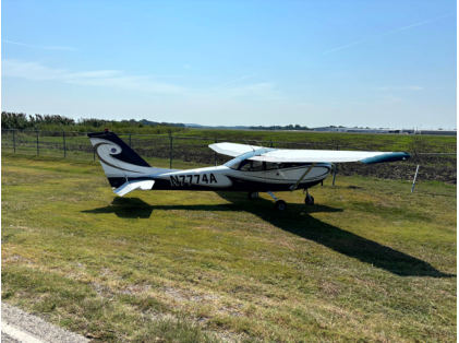 Photograph 2 – Airplane right side, from the NTSB investigation of Cessna 172F accident near Lancaster, Texas, September 13, 2025