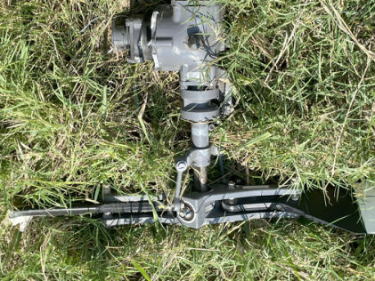 Photograph 5 – Tail rotor assembly (FAA photo), from the NTSB investigation of Robinson Helicopter R44 accident near Decatur, Texas, September 19, 2025
