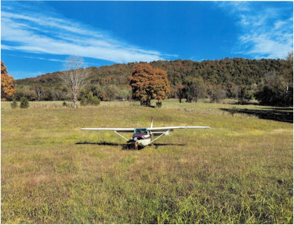 Photograph 1 – Accident Airplane Overview, from the NTSB investigation of Cessna 182H accident near Lakeview, Arkansas, October 30, 2025