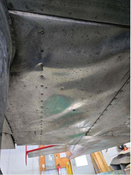 Photograph 2 – Lower Right Wing, from the NTSB investigation of Engineering & Research 415 accident near Sheboygan Falls, Wisconsin, November 13, 2025