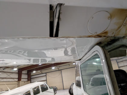 Photograph 2 – Left Wing Lower, from the NTSB investigation of Cessna 172 accident near Lafayette, Indiana, January 28, 2026