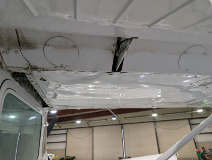 Photograph 4 – Right Wing Lower, from the NTSB investigation of Cessna 172 accident near Lafayette, Indiana, January 28, 2026